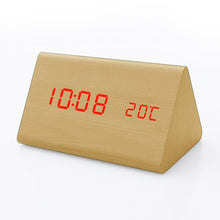 USB Wooden Digital Clock with Humidity and Temperature Display_2