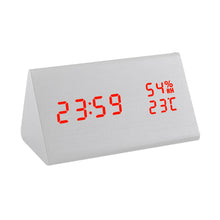 USB Wooden Digital Clock with Humidity and Temperature Display_12