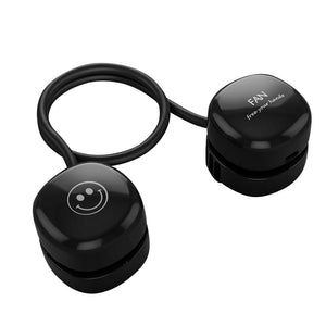 USB Charging Bendable Mini Neck Hanging Bladeless Fan_6