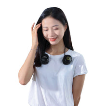 USB Charging Bendable Mini Neck Hanging Bladeless Fan_8