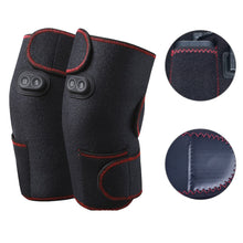 USB Interface Infrared Heating Knee Warmers Massage Pads_4