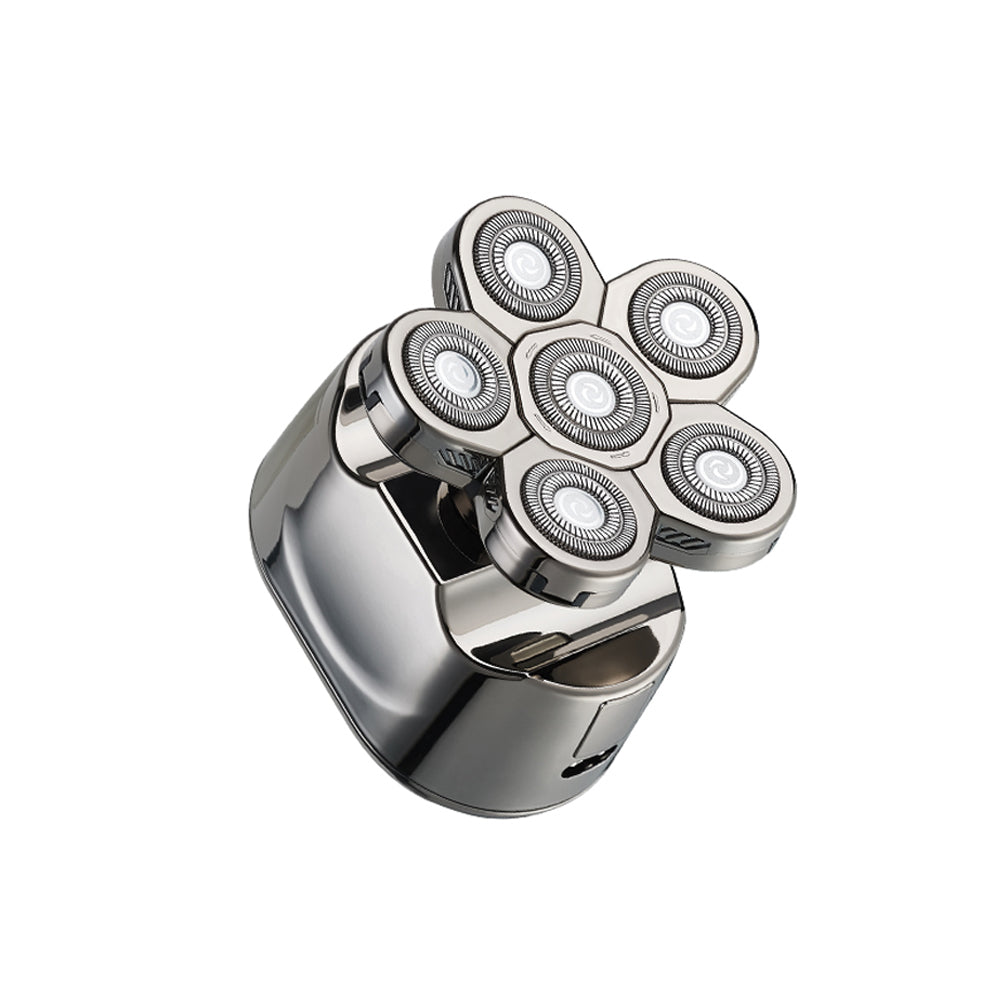 6 Blade USB Rechargeable Electric Hair Clipper Body Hair Shaver_0