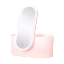 USB Rechargeable Vanity Makeup Storage Bag with LED_2