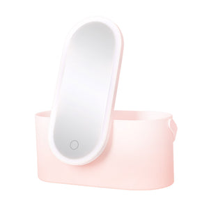 USB Rechargeable Vanity Makeup Storage Bag with LED_2