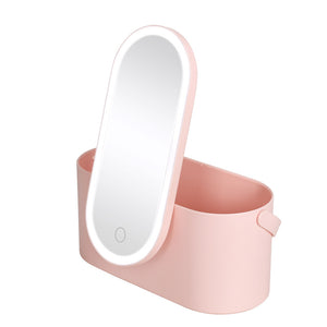 USB Rechargeable Vanity Makeup Storage Bag with LED_4