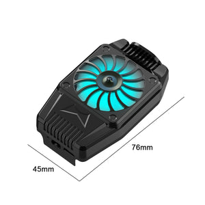 USB Rechargeable Mobile Phone Mini Cooling Turbo Fan_5