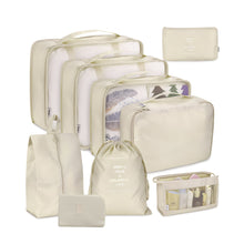 9 PCs Premium Travel Organizer Storage Bags