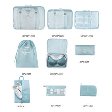 9 PCs Premium Travel Organizer Storage Bags