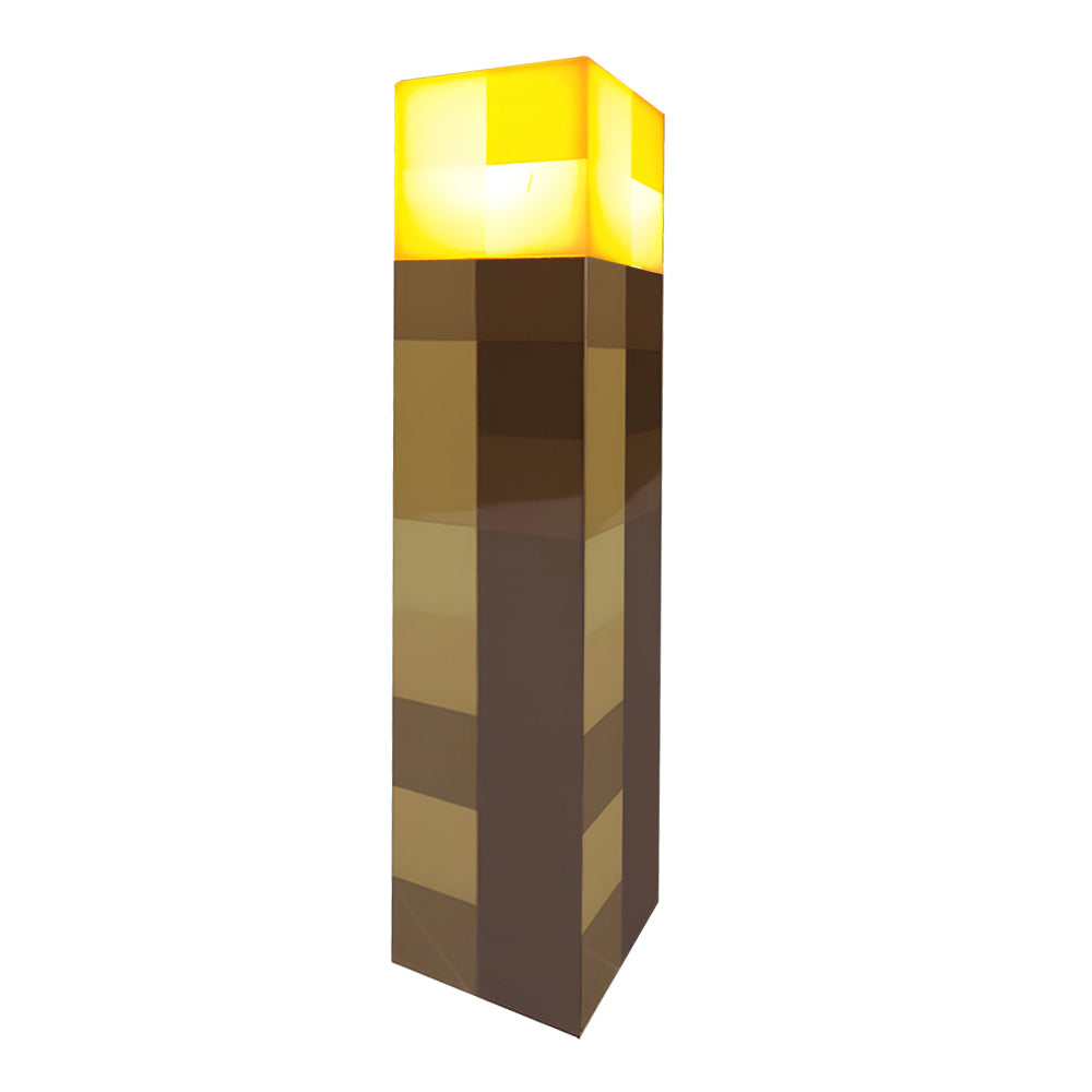 USB Rechargeable Minecraft Themed LED Torch Night Light_0