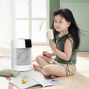 USB Interface Rotating Desktop Quiet Air Cooling Fan