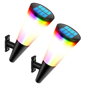 Solar Powered Outdoor Garden Security LED Flash Lights_0