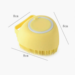 Waterproof Soft Silicone Bath Massage Glove for Pets_8