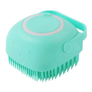 Waterproof Soft Silicone Bath Massage Glove for Pets_11