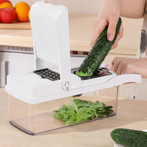 4 Blades Pro Vegetable Slicer and Dicer with Container_10