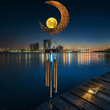 Solar Outdoor Rustic Hanging Decorative Wind Chime_14