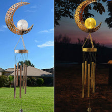 Solar Outdoor Rustic Hanging Decorative Wind Chime_8