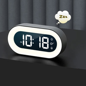 USB Charging LED Night Lamp and Digital Alarm Clock_12