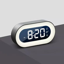 USB Charging LED Night Lamp and Digital Alarm Clock_8