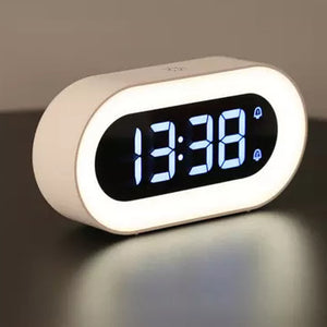USB Charging LED Night Lamp and Digital Alarm Clock_9