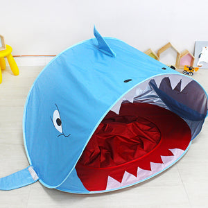 Baby Beach Shark Tent with Shallow Dipping Pool