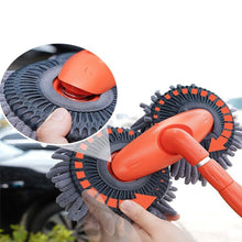 Three Sections Microfiber Auto Detailing Cleaning Brush_6
