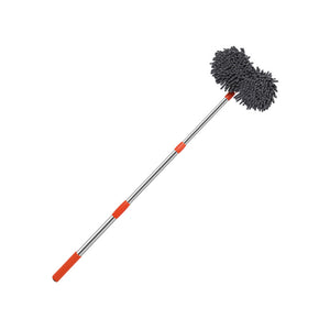 Three Sections Microfiber Auto Detailing Cleaning Brush_0