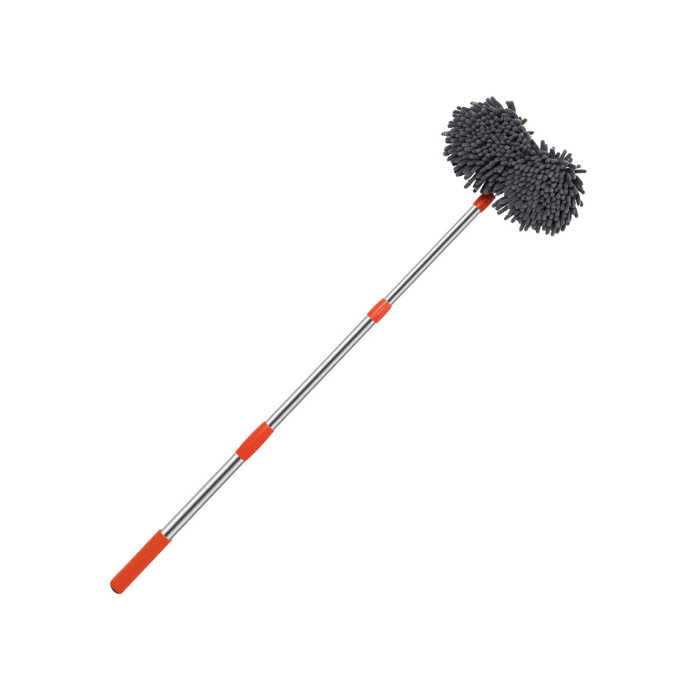 Three Sections Microfiber Auto Detailing Cleaning Brush_0