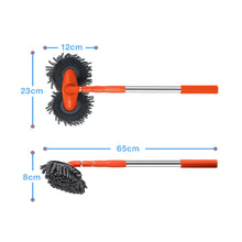 Three Sections Microfiber Auto Detailing Cleaning Brush_7