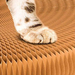 Foldable Cardboard Scratching Post Cat Scraping Pad_10
