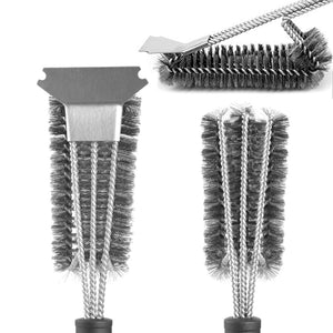 Heavy Duty Grill Brush & Scraper with Carrying Bag_1