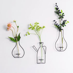 Creative Wire Hanging Nordic Minimalist Wall Vase Planter_13