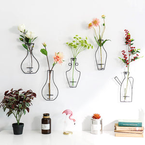 Creative Wire Hanging Nordic Minimalist Wall Vase Planter_14