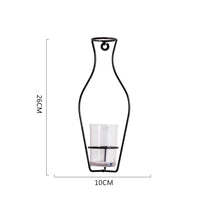 Creative Wire Hanging Nordic Minimalist Wall Vase Planter_8
