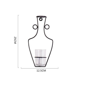 Creative Wire Hanging Nordic Minimalist Wall Vase Planter_9