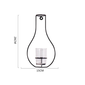 Creative Wire Hanging Nordic Minimalist Wall Vase Planter_10