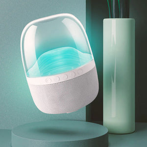 USB Charging Glazed Colorful Luminous Bluetooth Speaker_4