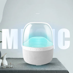 USB Charging Glazed Colorful Luminous Bluetooth Speaker_5