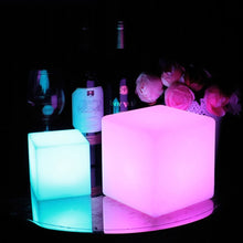 USB Rechargeable Remote Controlled LED Glowing Cube_5