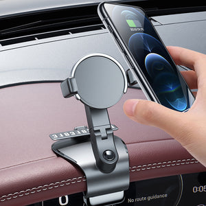 Car Dashboard Mobile Phone Holder with Parking Number_7