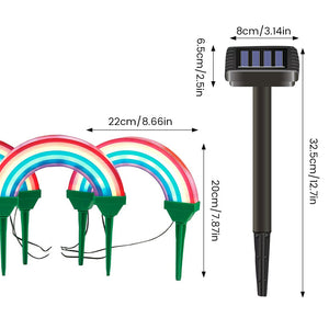 Outdoor Garden Rainbow Decorative Lights-Solar Powered_9