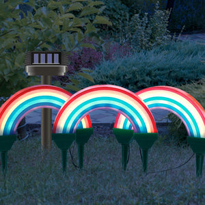 Outdoor Garden Rainbow Decorative Lights-Solar Powered_6