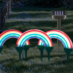 Outdoor Garden Rainbow Decorative Lights-Solar Powered_8