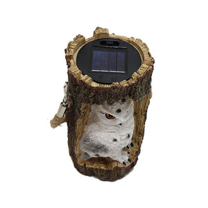 Solar Powered Outdoor Garden Decorative Owl Light_2