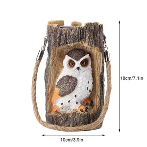 Solar Powered Outdoor Garden Decorative Owl Light_4