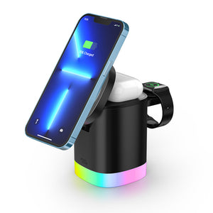 3-in-1 USB Wireless Magnetic Charger with RGB Backlight_2
