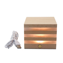 USB Interface Wooden Acrylic LED Desktop Night Lamp_1
