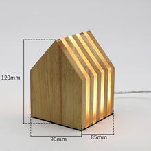 USB Interface Wooden Acrylic LED Desktop Night Lamp_9