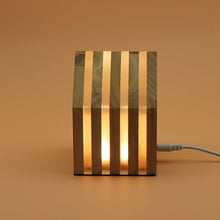 USB Interface Wooden Acrylic LED Desktop Night Lamp_4