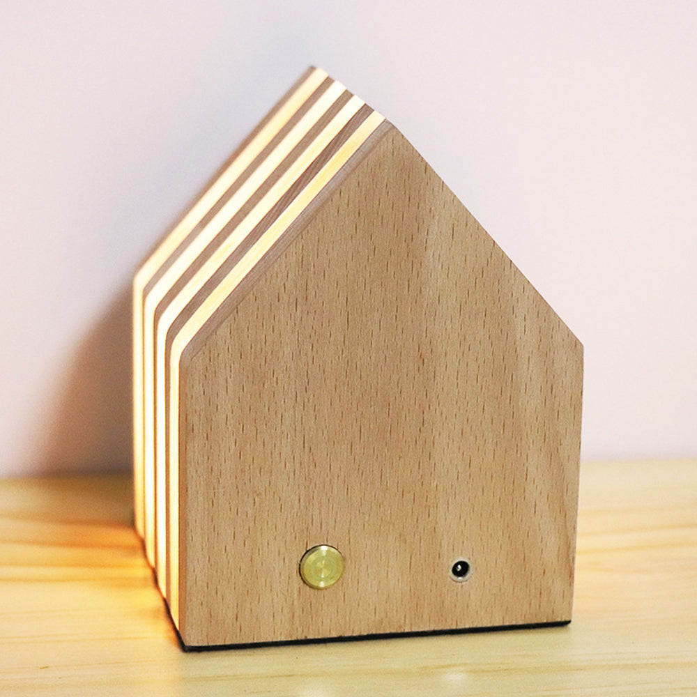 USB Interface Wooden Acrylic LED Desktop Night Lamp_11