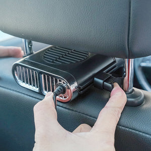 3 Wind Speed Universal Car Back Seat Fan- USB Interface_4